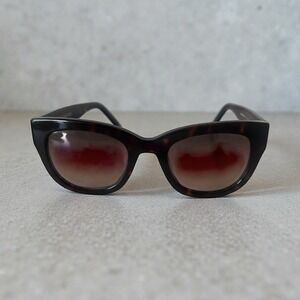 Warby Parker Gemma W283 Sunglasses Frame Women Brown Tortoise Full Rim 52-22-142